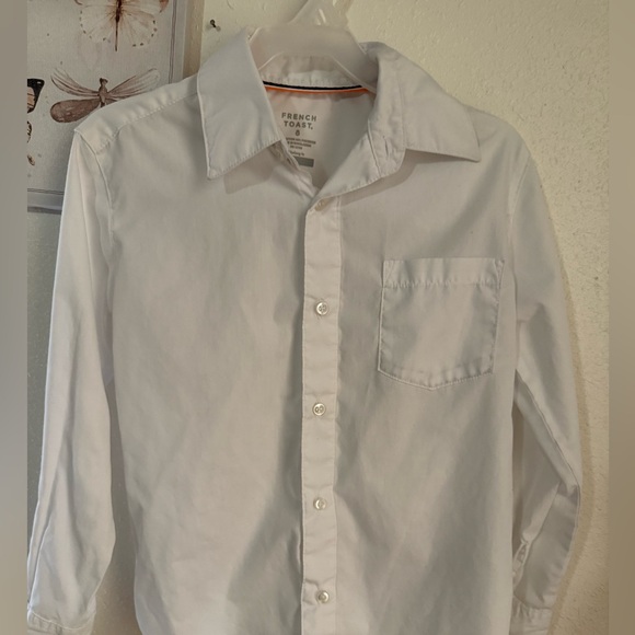 🧡15 for $20🧡 French Toast Boy White Dress Long sleeve button up shirt| size 8 - Picture 2 of 8